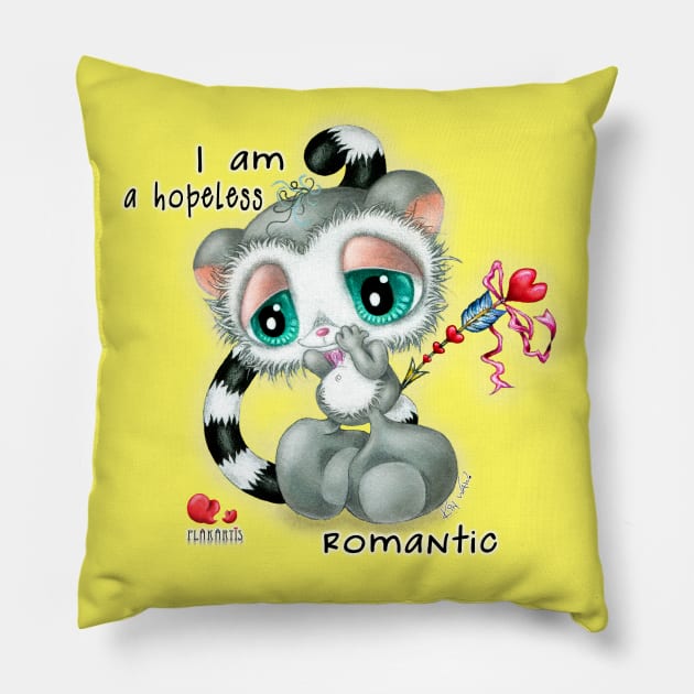 I am a hopeless romantic Pillow by KiN WAW