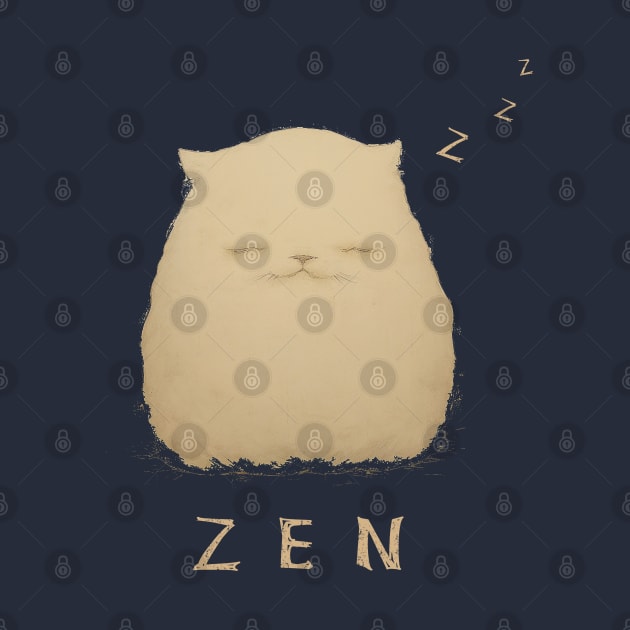 Cat Zen zzz by NATLEX