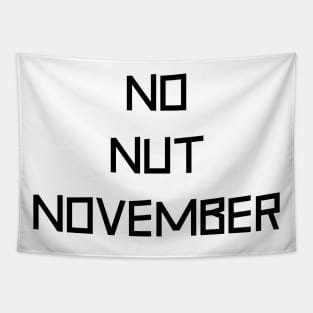 No Nuts Black Tapestry