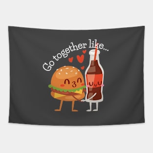 Go together like... Burger and Coke Tapestry