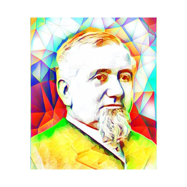 George Pullman Colourful Portrait | George Pullman Artwork 11 by JustLit