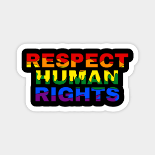 Respect Human Rights Magnet