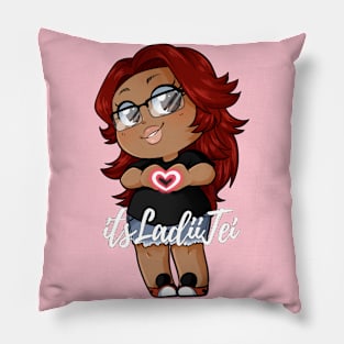 itsLadiiTei logo Pillow