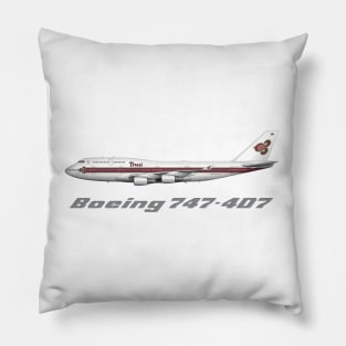 Thai Airways 747-4D7 Classic Livery Pillow