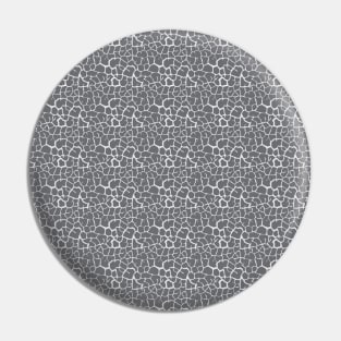 Elephant Print Skin Pattern Light Gray Pin