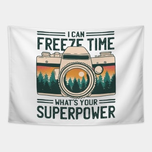 Time Freezer Superpower Snap Tapestry