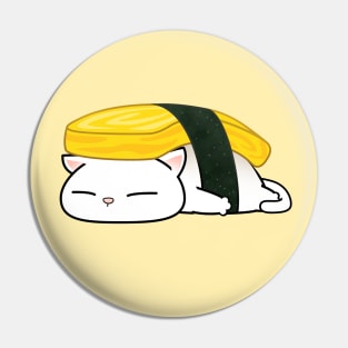 Chubby Cat Tamago Sushi Pin