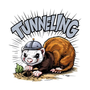 Tunneling cute animal T-Shirt