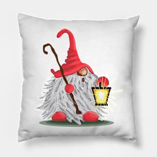 Red-Capped Dwarf Tee Artwork Pillow