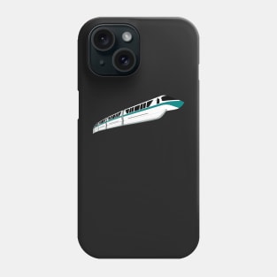 Teal Monorail Phone Case