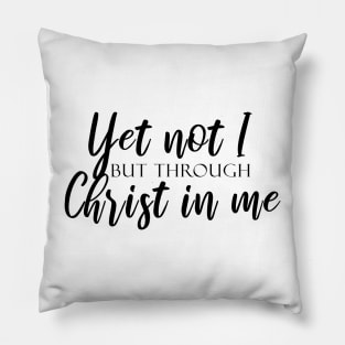 Christ in Me Pillow