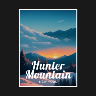 Hunter Mountain New York United States Ski T-Shirt