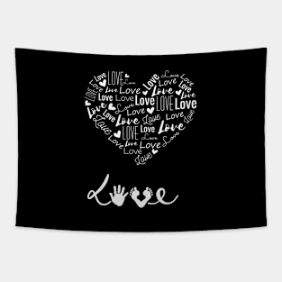 Heart and Love for Valentine Day Tapestry