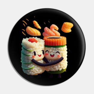 Sushi Hug Pin