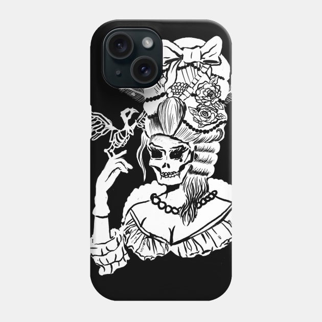 Marie Antoinette Gothic French Revolution Victorian Fashion Phone Case by LunaElizabeth