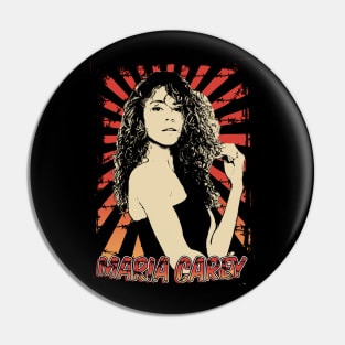 Mariah Carey 80s  Retro Vintage Aesthetic Pin