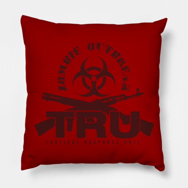 Zombie Outbreak TRU Pillow by GeekThreadz