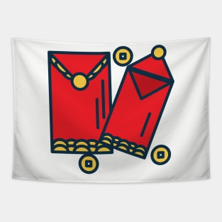 Red Envelopes Tapestry