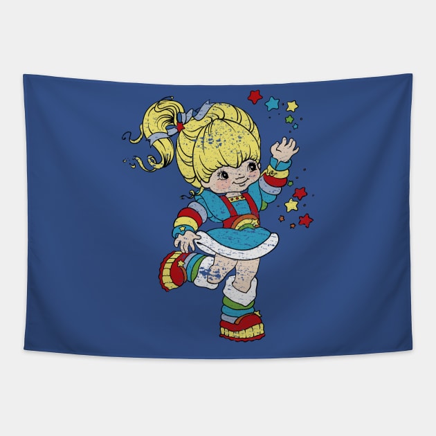 vintage rainbow brite Tapestry by Sandieteecash