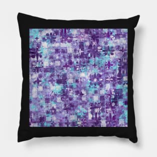 Purple Grime Foral Pillow