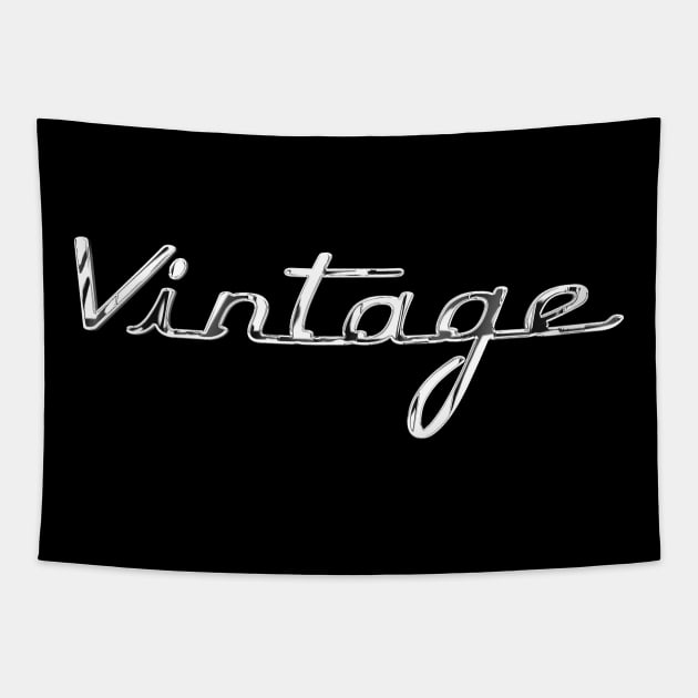 'Vintage' 60's Style Car Decal Tapestry by funkymonkeytees