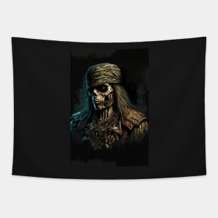 Pirate Metal Gothic Design Tapestry