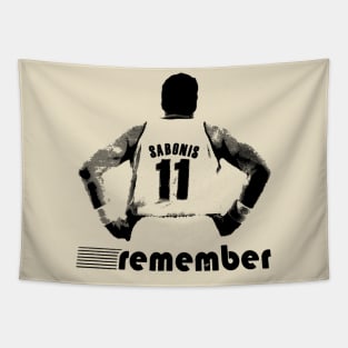 Arvydas Sabonis(Lithuanian former basketball player and businessman) Tapestry