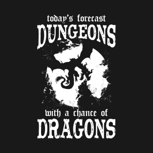 Funny DnD Weather Forecast T-Shirt