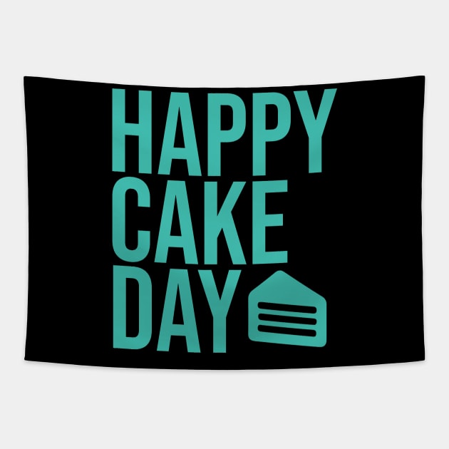 Happy Cake Day Tapestry by artsylab