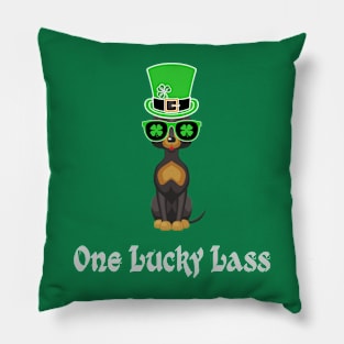 St Patricks Day..One Lucky lass Pillow