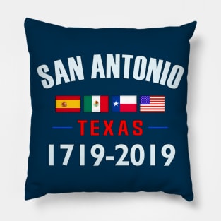 San Antonio Texas 300 year Anniversary Pillow