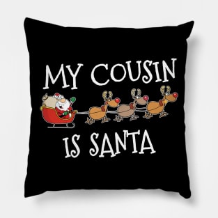 Matching family Christmas outfit Cousin Pillow