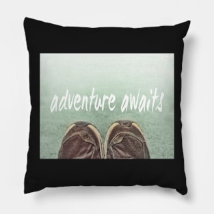 Adventure Awaits Pillow