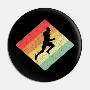 Retro Vintage 80s Running Gift For Runners Pin