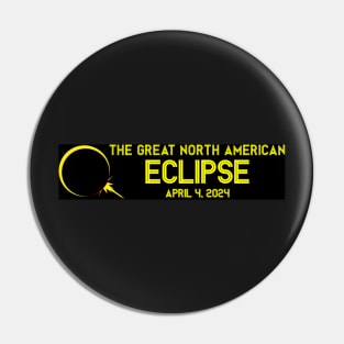 Eclipse 2024 Sticker Pin