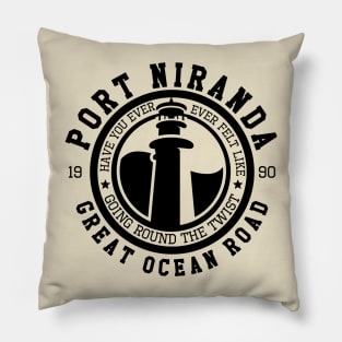 Round the twist lighthouse, Port Niranda Pillow