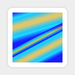 blue yellow white abstract texture Magnet