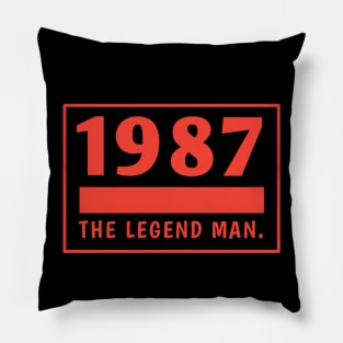 1987 birthday Pillow