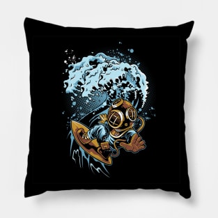 Surf the wave Pillow