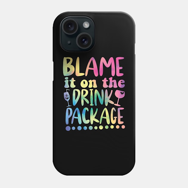 Blame it on The Cruise Package Cruise Cruising Matching Phone Case by Vixel Art