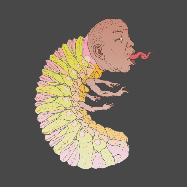 Larva Head by bananaobasan