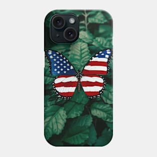 American Butterfly USA Phone Case