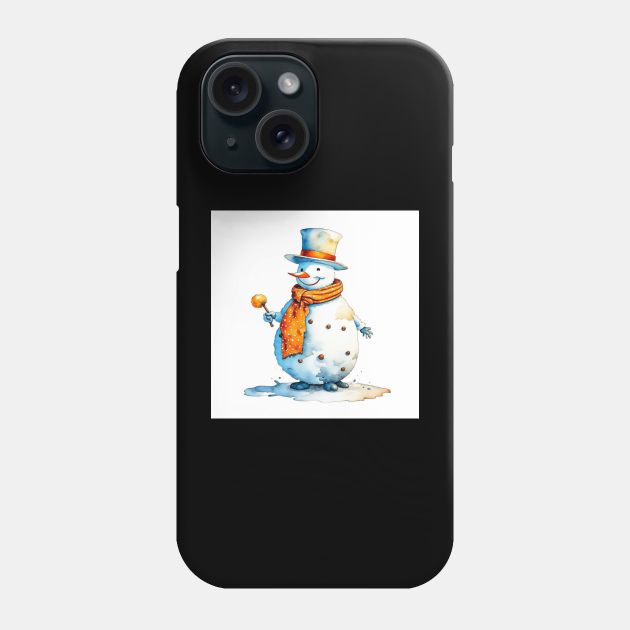 Snowman Phone Case by Oldetimemercan
