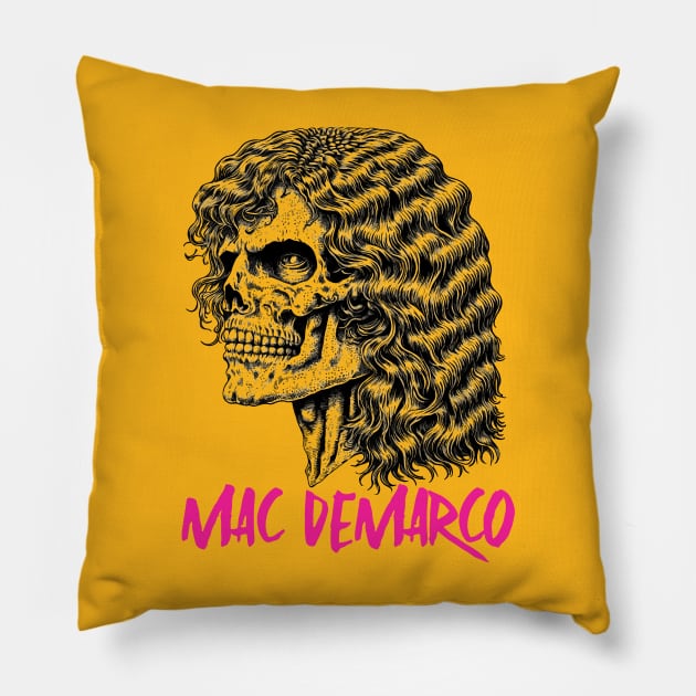 Mac DeMarco Original Fan Artwork Pillow by unknown_pleasures