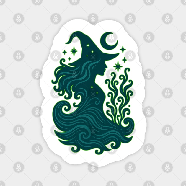 Sea Witch of the Deep Magnet by Stylecombinator