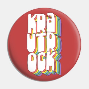 Krautrock // Retro Typography Design Pin