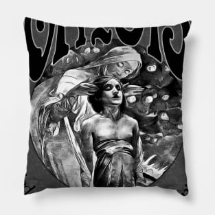 GNOSIS - art nouveau psychedelic esoteric knowledge for spiritual growth Pillow