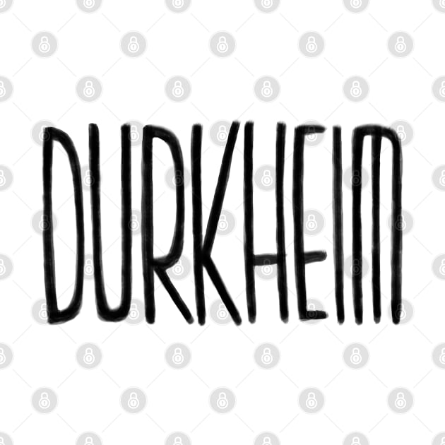 Philosophy, Durkheim by badlydrawnbabe