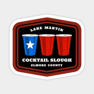 Cocktail Slough • Solo-Cups • Lake Martin Magnet