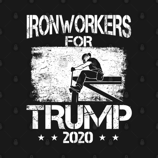 Ironworkers For Trump 2020 Ironworker by cedricchungerxc